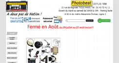 Desktop Screenshot of photobest.fr